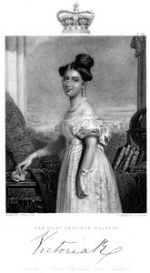 Victoria, dronning af Storbritannien og Irland, c1838
