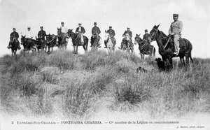 Fransk Fremmedlegions kavaleri, Forthassa Gharbia, Algeriet, c1905