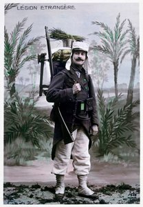 Fransk fremmedlegionær, ca. 1900.