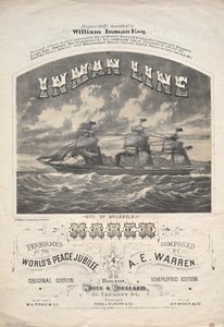 Inman Line marts, 1872. af J. H. Bufford