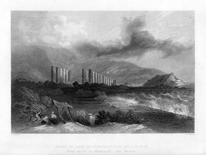 Ruinerne af Soli eller Pompeiopolis, Tyrkiet, 1841.