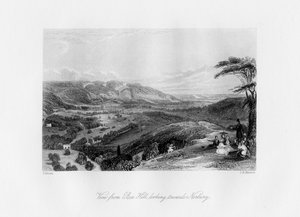 Udsigt fra Box Hill, ser mod Norbury, 1800-tallet.
