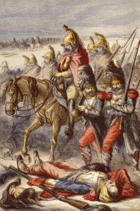 Tilbagetoget fra Moskva (chromolitho)