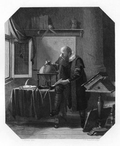 Petrus Plancius, hollandsk astronom, kartograf og præst, c1870