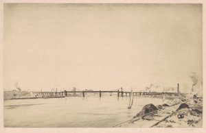 Runcorn Bridge af J. Hamilton Hay