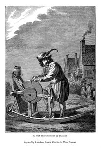 Knivsliberen i Teniers, c1630-1690, 1843 af J. Jackson