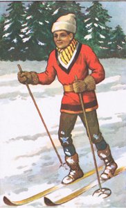 Canadisk dreng, fra MacMillan skoleplakater, ca. 1950-60