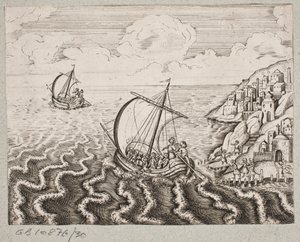 Illustration til Adam Olearius, "Persisk Rosenthal af en genial digter Schich Saadi […]", Slesvig 1660