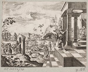Illustration til Adam Olearius, "Persisk Rosenthal af en genial digter Schich Saadi […]", Slesvig 1660