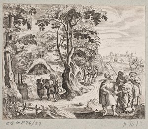 Illustration til Adam Olearius, "Persisk Rosenthal af en genial digter Schich Saadi […]", Slesvig 1660