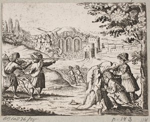 Illustration til Adam Olearius, "Persisk Rosenthal af en genial digter Schich Saadi […]", Slesvig 1660