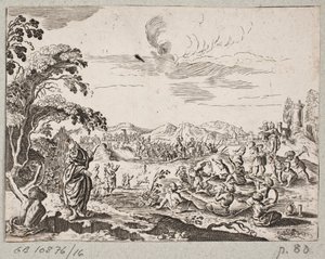 Illustration til Adam Olearius, "Persisk Rosenthal af en genial digter Schich Saadi […]", Slesvig 1660 af J. Muller