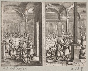 Illustration til Adam Olearius, "Persisk Rosenthal af en genial digter Schich Saadi […]", Slesvig 1660