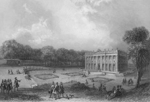 The Petit Trianon, 1839 af J. P. Heath