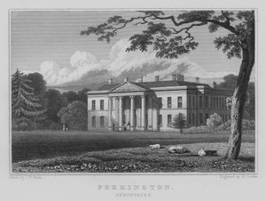 Porkington, Shropshire (gravering) af John Preston Neale