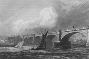Strand Bridge, London (gravering)