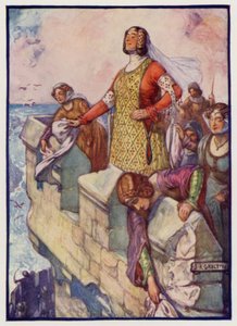 Black Agnes, grevinde af Dunbar og March, ved englændernes belejring af Dunbar Castle, 1338
