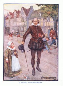 Det var kun mester Shakespeare, fra engelsk litteratur pub. af T C & EC Jack, ca. 1920 af J. R. Skelton
