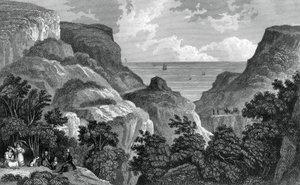 Danes Dyke, c1800-tallet. af J. Rogers