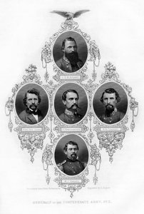 Generaler fra den konfødererede hær, 1862-1867.