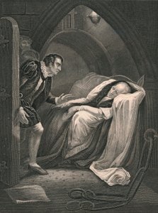 Mortimers død, midten af det 19. århundrede. af J. Rogers