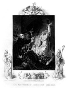 Ærkebiskop Cranmers martyrium, 1556, 1877 af J. Rogers