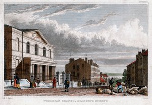 Wesleyan Chapel, Stanhope Street, London, 1830.