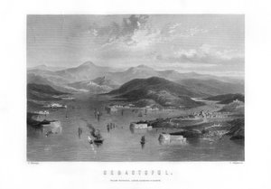Sevastopol, en havneby i Ukraine, 1893. af J. Stephenson
