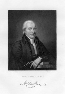 Adam Clarke c1760-1832, britisk metodistteolog og bibelforsker, 1800-tallet.