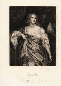 Portræt af Lady Elizabeth Seymour, hertuginde af Somerset, tidligere Elizabeth Percy, arving og ven til dronning Anne