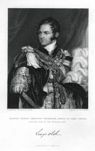 Prins Leopold af Sachsen-Coburg-Saalfeld, 1831. af J. Thomson