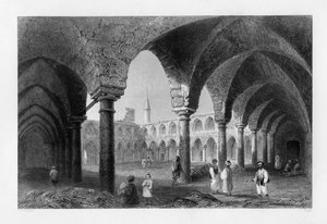 Gamle bygninger i St Jean DAcre Acre, Israel, 1841.