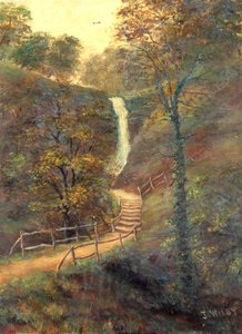 Shanklin Chine, Isle of Wight, 1911 af J. Wilby