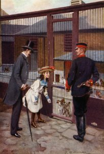 Ethel finder Scamp (farve litho) af J. Williamson