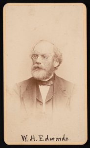 Portræt af William Henry Edwards 1822-1909, omkring 1870