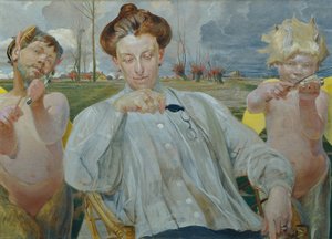 Kunstnerens kone af Jacek Hyacinth Malczewski