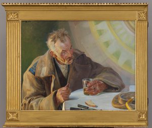 Den forviste – venstre del af triptykonet af Jacek Malczewski
