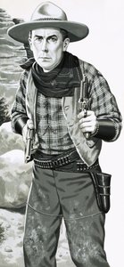 William S. Hart. Cowboy-skuespiller fra stumfilmene af Jack Keay