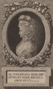 Marie-Thérèse, den hellige romerske kejserinde. af Jacob Adam