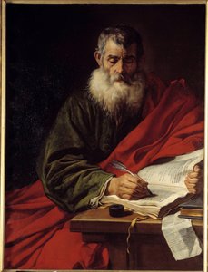 Sankt Pauls skrift. Maleri af Jacob Adriaensz Backer (1608-1651) Ec. Hol.