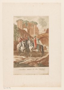 Natlig konsultation af kaptajner Consilium summis de rebus habebant (titel på objektet) af Jacob Andreas Fridrich (I)
