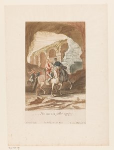 Ruiter i samtalen Vejen fører os heller ikke på afveje (titel på objekt) af Jacob Andreas Fridrich (I)