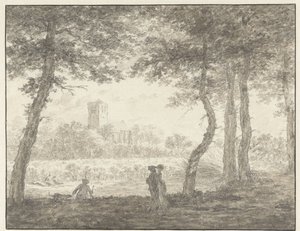 Muiderberg, set fra Hooge Weg