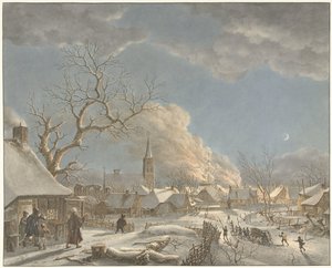 Vinter, nat og ild De fire årstider, tidspunkter på dagen og elementer (serietitel)