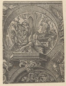 Kristi himmelfart og opstandelse The Creed (serietitel) af Jacob Cornelisz van Oostsanen