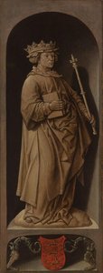 Hollandsk: Sankt Adelbert af Egmond Sankt Adalbert af Jacob Cornelisz van Oostsanen