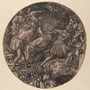 Kristi fangenskab The Round Passion (serietitel) af Jacob Cornelisz van Oostsanen