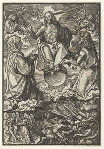 Den endelige dom The Little Passion (serietitel) af Jacob Cornelisz van Oostsanen