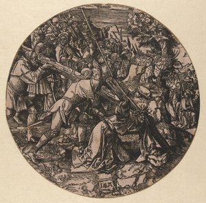 At bære korset The Round Passion (serietitel) af Jacob Cornelisz van Oostsanen