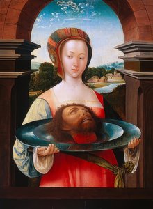 Salome med Johannes Døberens hoved. 1524